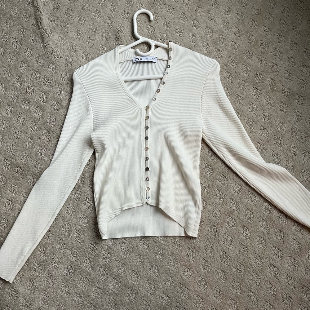 Zara asymmetric top.